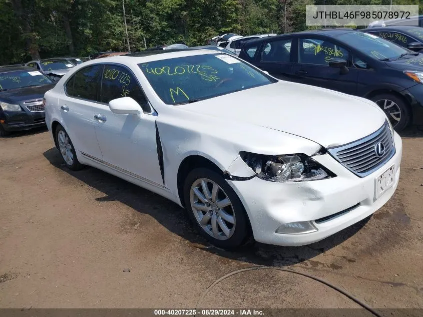 JTHBL46F985078972 2008 Lexus Ls 460