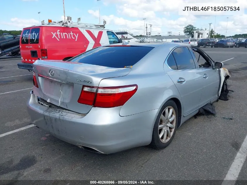 2008 Lexus Ls 460 VIN: JTHBL46F185057534 Lot: 40268866