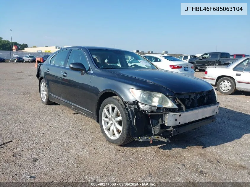 2008 Lexus Ls 460 VIN: JTHBL46F685063104 Lot: 40277560