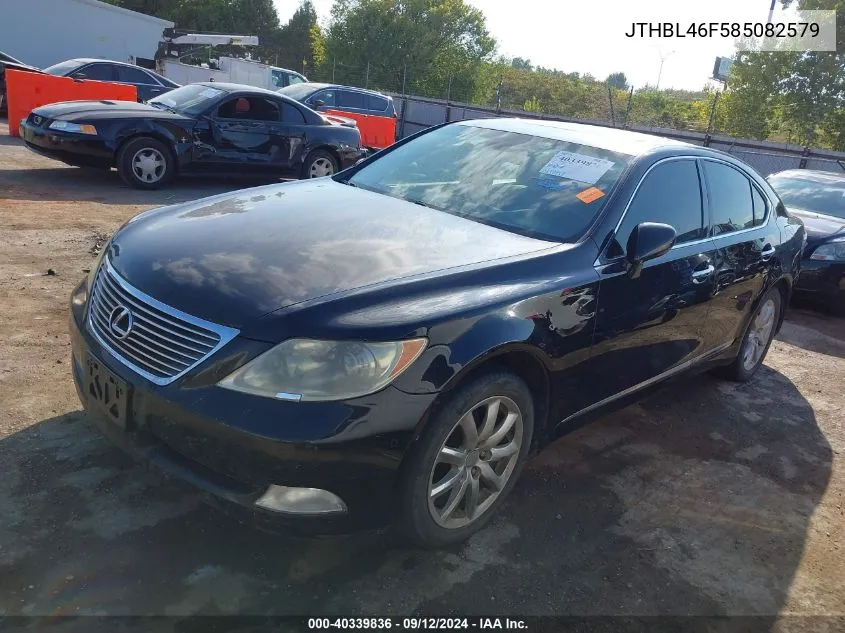 2008 Lexus Ls 460 VIN: JTHBL46F585082579 Lot: 40339836