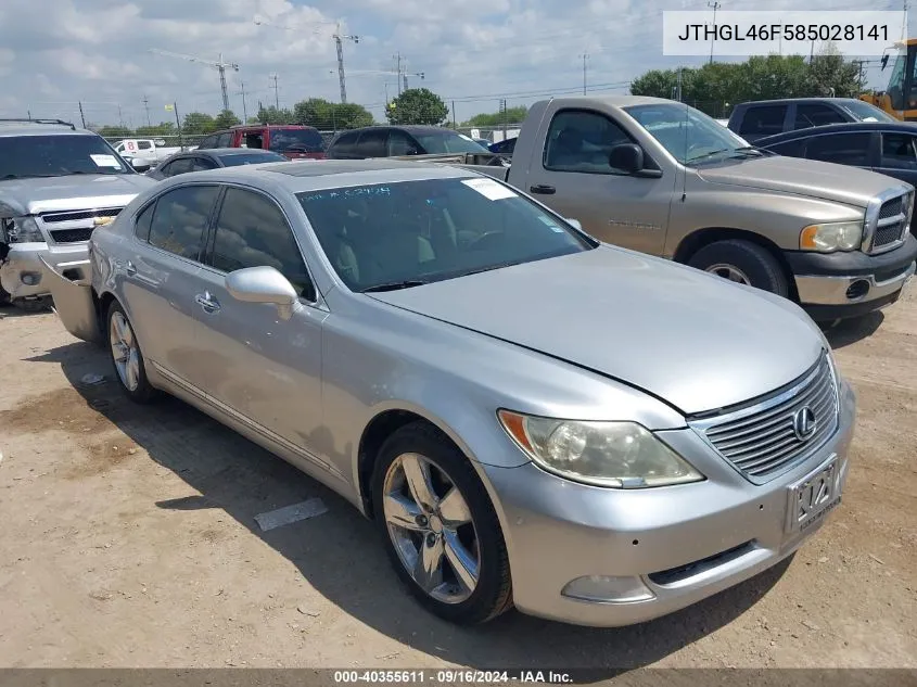 JTHGL46F585028141 2008 Lexus Ls 460 L