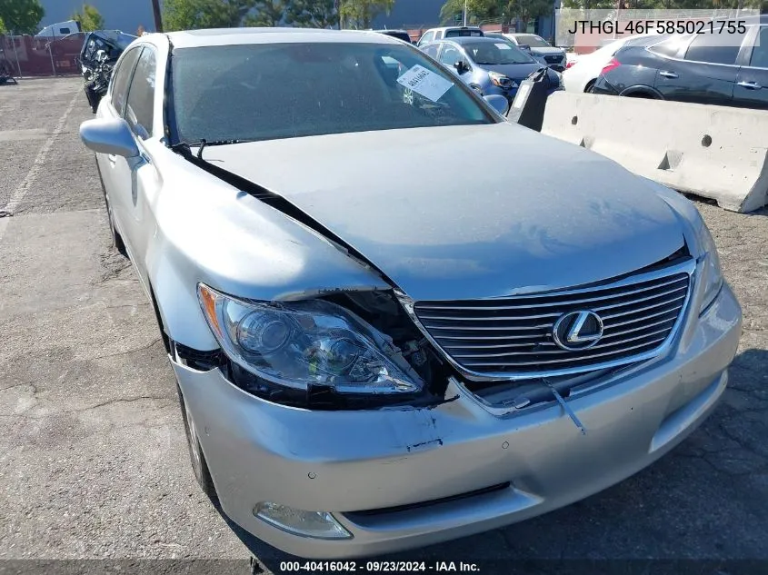 JTHGL46F585021755 2008 Lexus Ls 460 L