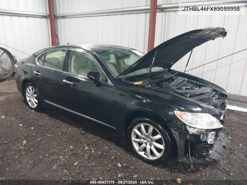 2008 Lexus Ls 460 VIN: JTHBL46FX85055958 Lot: 40437179