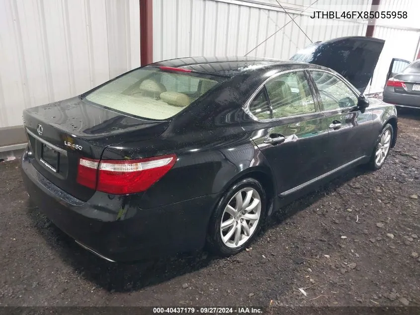 JTHBL46FX85055958 2008 Lexus Ls 460