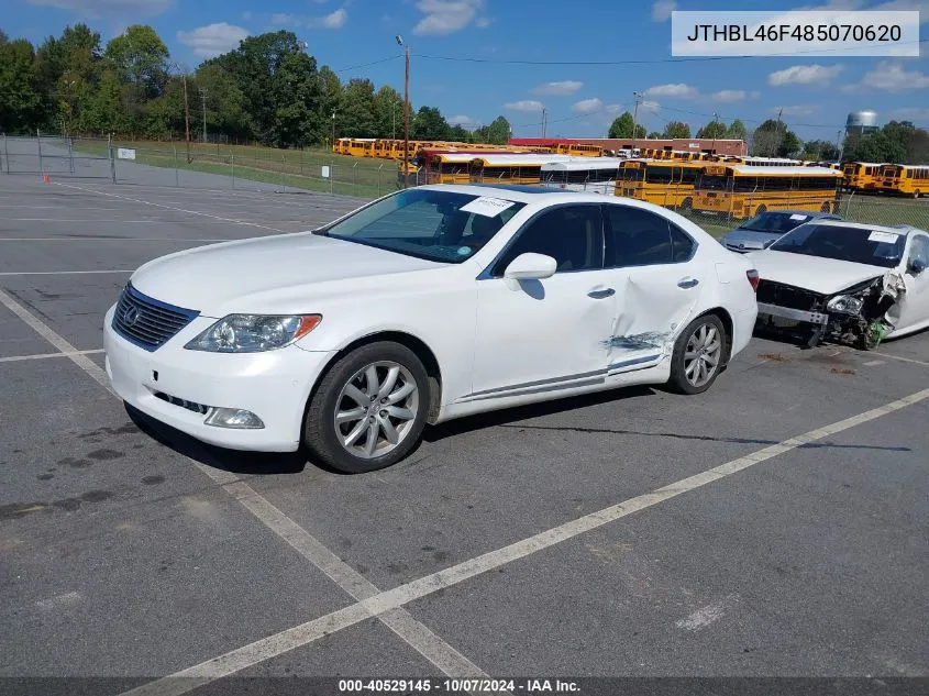 2008 Lexus Ls 460 VIN: JTHBL46F485070620 Lot: 40529145