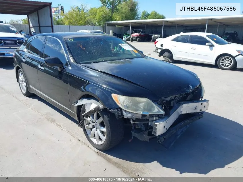 2008 Lexus Ls 460 VIN: JTHBL46F485067586 Lot: 40616370