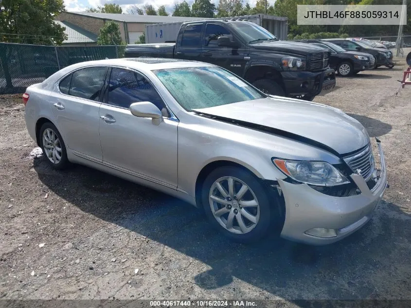 2008 Lexus Ls 460 VIN: JTHBL46F885059314 Lot: 40617440