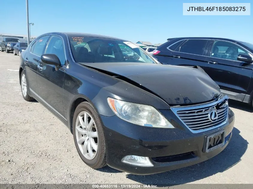 2008 Lexus Ls 460 VIN: JTHBL46F185083275 Lot: 40653116