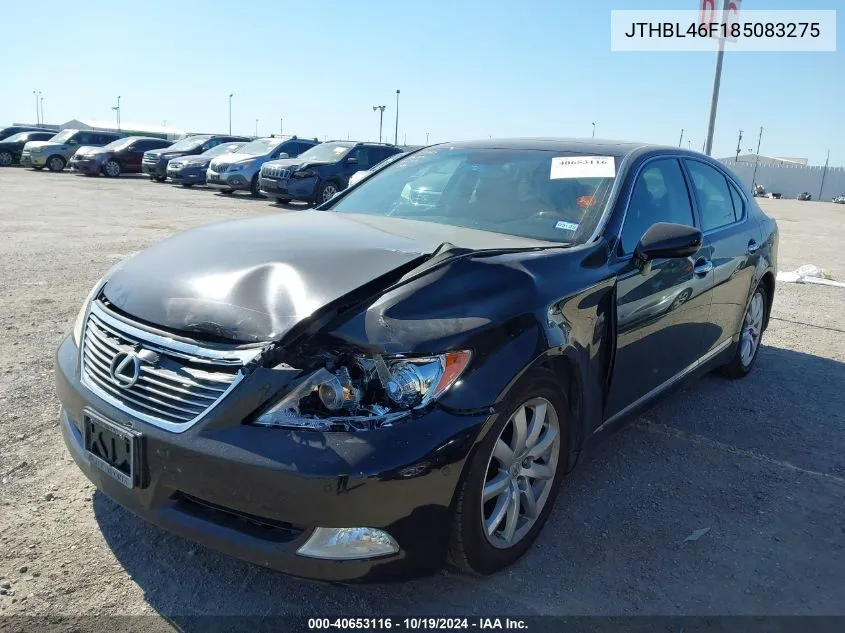 2008 Lexus Ls 460 VIN: JTHBL46F185083275 Lot: 40653116