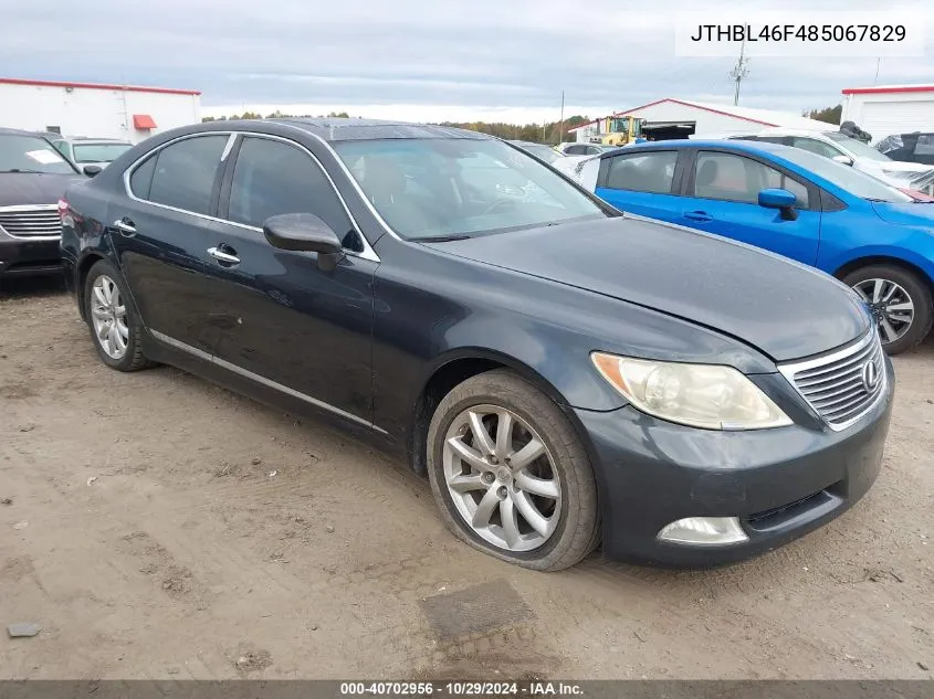 2008 Lexus Ls 460 VIN: JTHBL46F485067829 Lot: 40702956