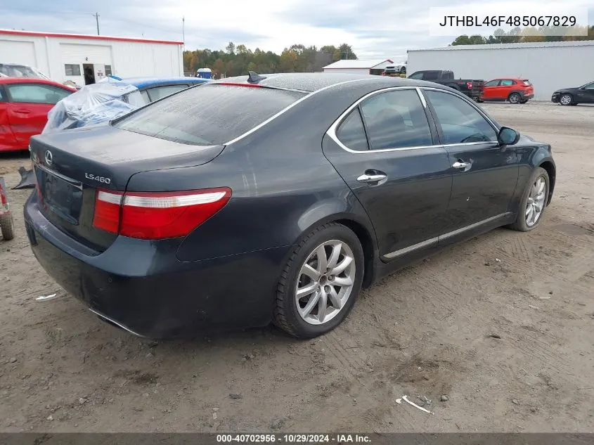 2008 Lexus Ls 460 VIN: JTHBL46F485067829 Lot: 40702956