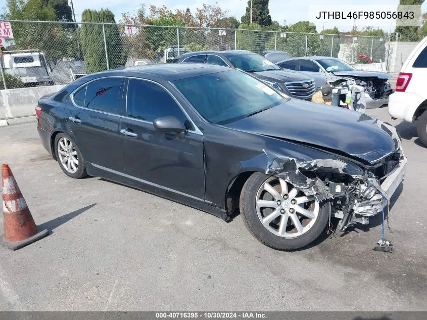 2008 Lexus Ls 460 VIN: JTHBL46F985056843 Lot: 40716395