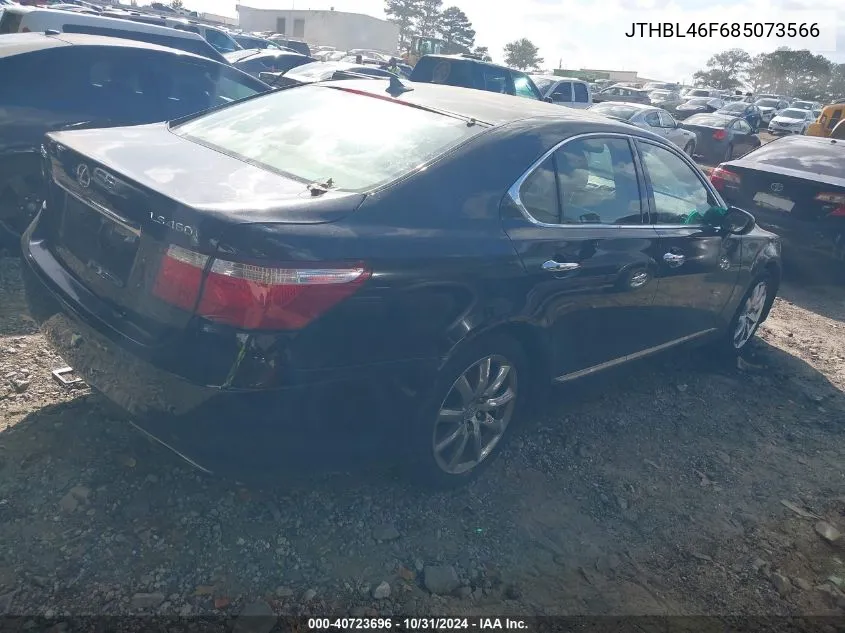 2008 Lexus Ls 460 VIN: JTHBL46F685073566 Lot: 40723696