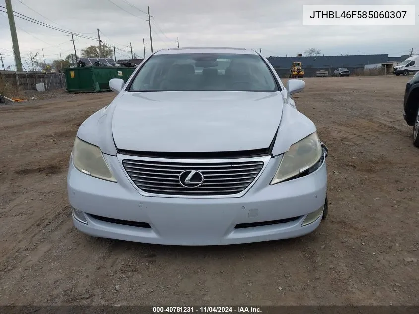 2008 Lexus Ls 460 VIN: JTHBL46F585060307 Lot: 40781231