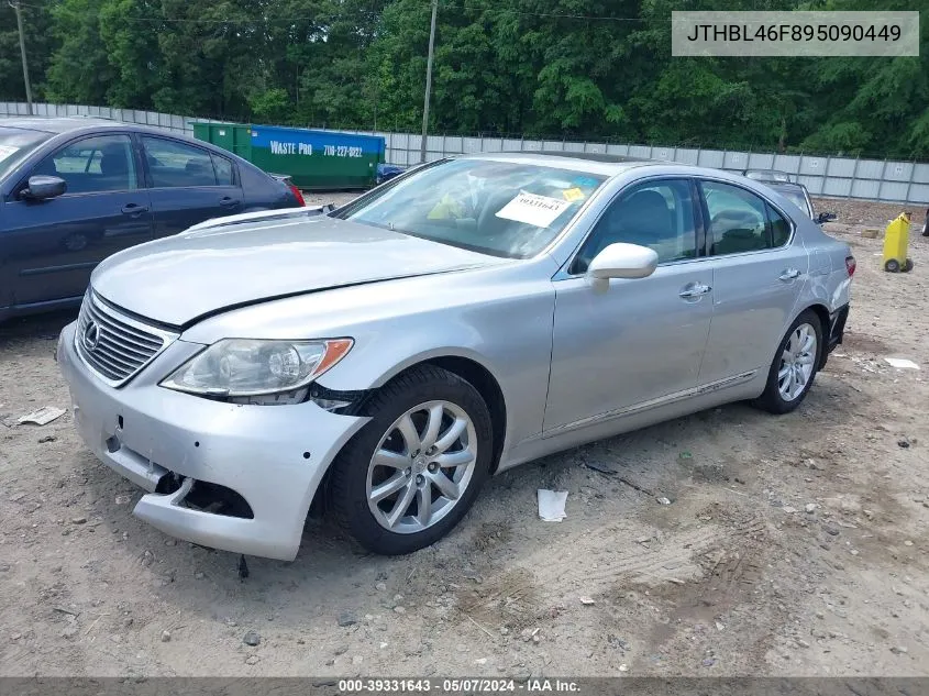 JTHBL46F895090449 2009 Lexus Ls 460