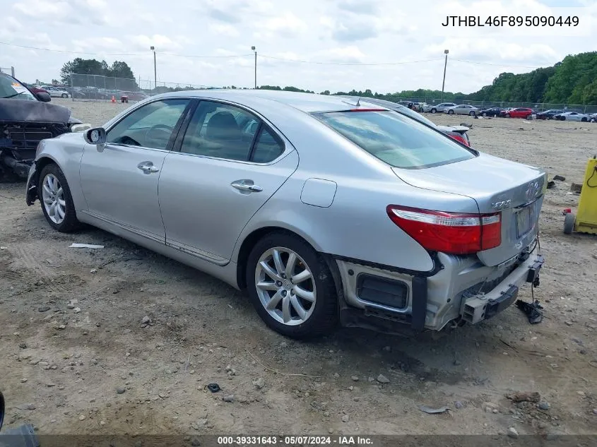 JTHBL46F895090449 2009 Lexus Ls 460