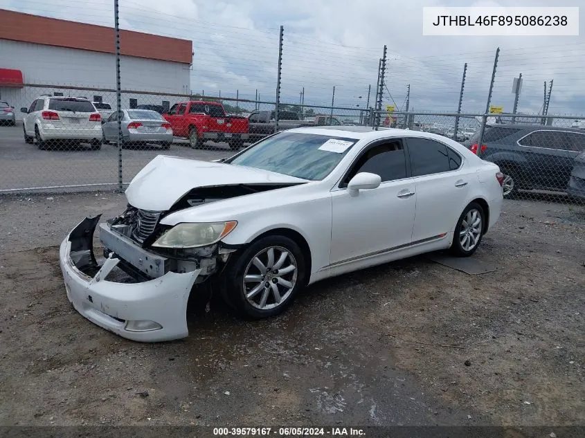 2009 Lexus Ls 460 VIN: JTHBL46F895086238 Lot: 39579167