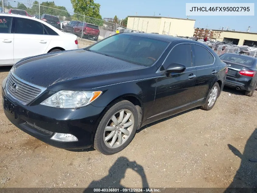 2009 Lexus Ls 460 VIN: JTHCL46FX95002795 Lot: 40336801