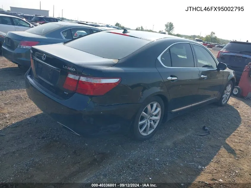 JTHCL46FX95002795 2009 Lexus Ls 460