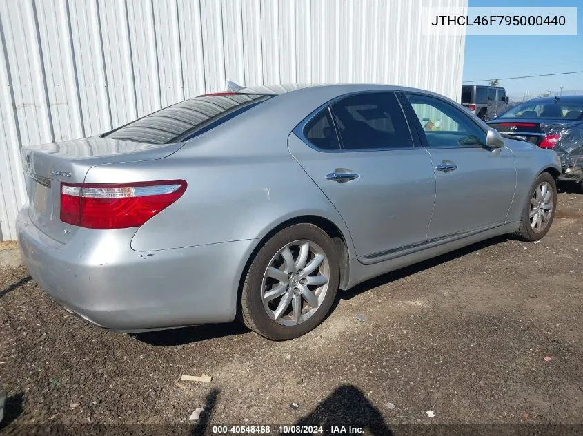 JTHCL46F795000440 2009 Lexus Ls 460