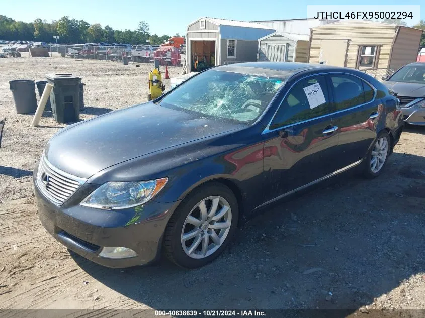 2009 Lexus Ls 460 VIN: JTHCL46FX95002294 Lot: 40638639