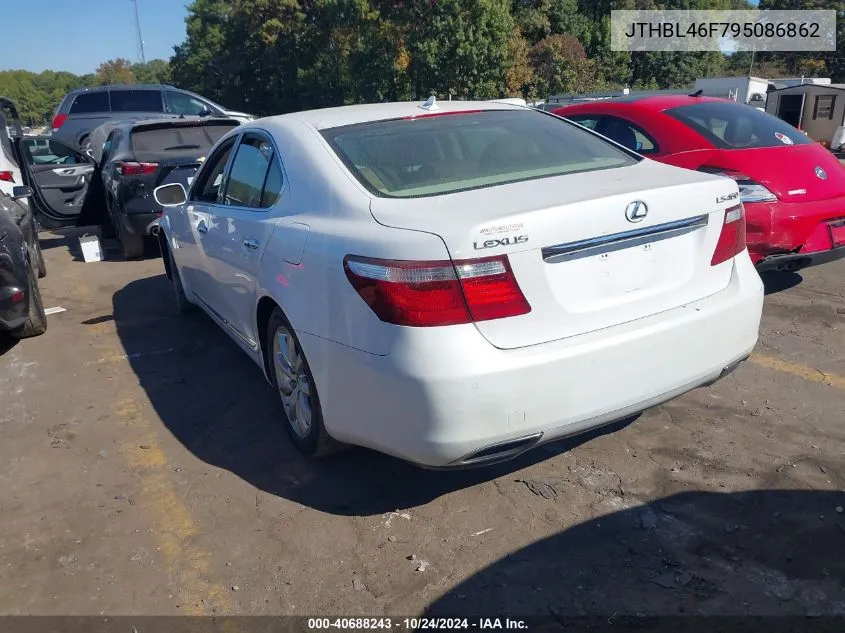 2009 Lexus Ls 460 VIN: JTHBL46F795086862 Lot: 40688243