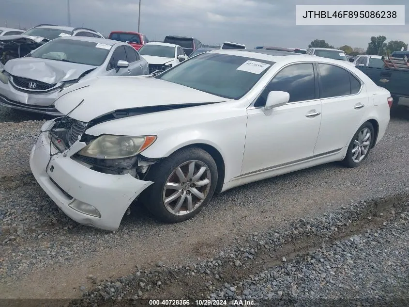 2009 Lexus Ls 460 VIN: JTHBL46F895086238 Lot: 40728356