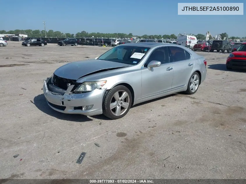 JTHBL5EF2A5100890 2010 Lexus Ls 460