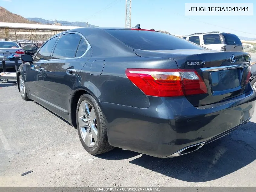 JTHGL1EF3A5041444 2010 Lexus Ls 460 L