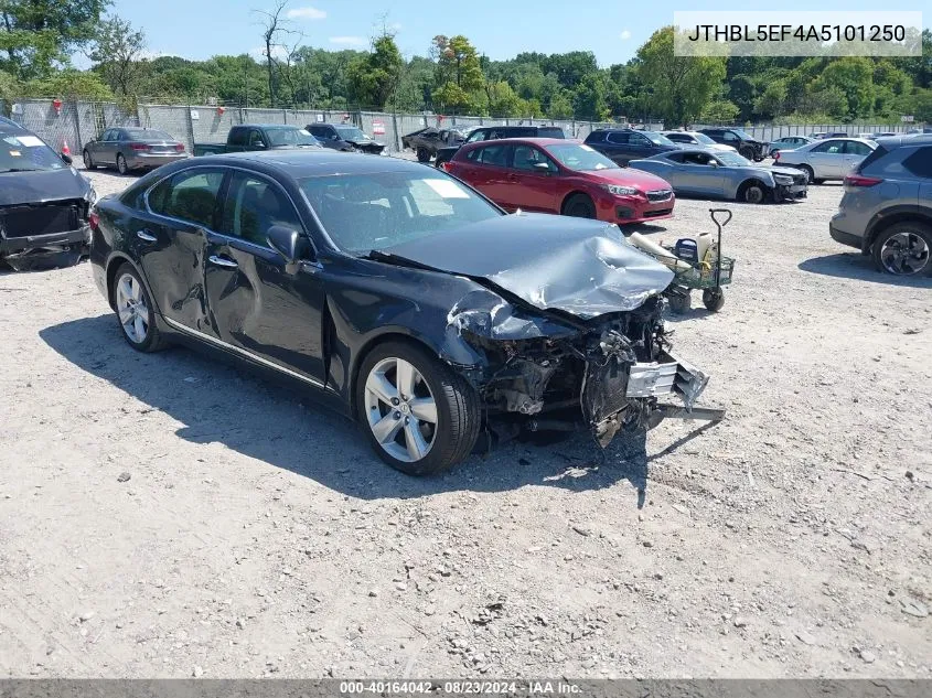 2010 Lexus Ls 460 VIN: JTHBL5EF4A5101250 Lot: 40164042