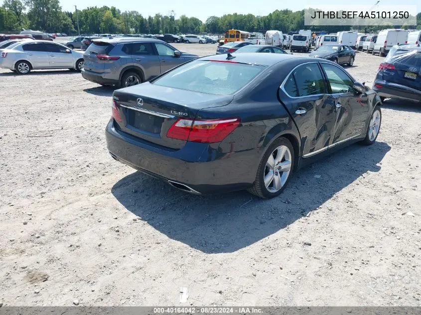 JTHBL5EF4A5101250 2010 Lexus Ls 460