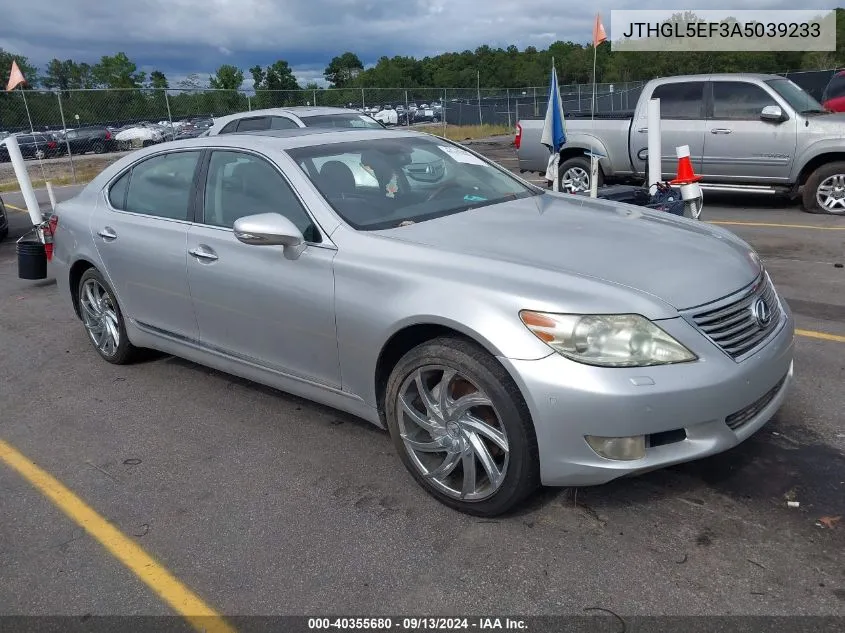 JTHGL5EF3A5039233 2010 Lexus Ls 460 L