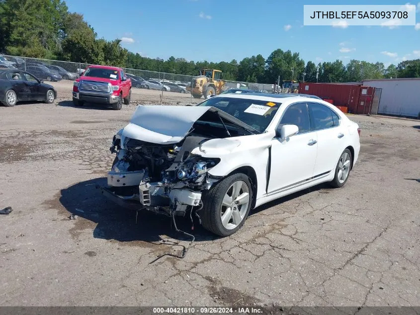 2010 Lexus Ls 460 460 VIN: JTHBL5EF5A5093708 Lot: 40421810