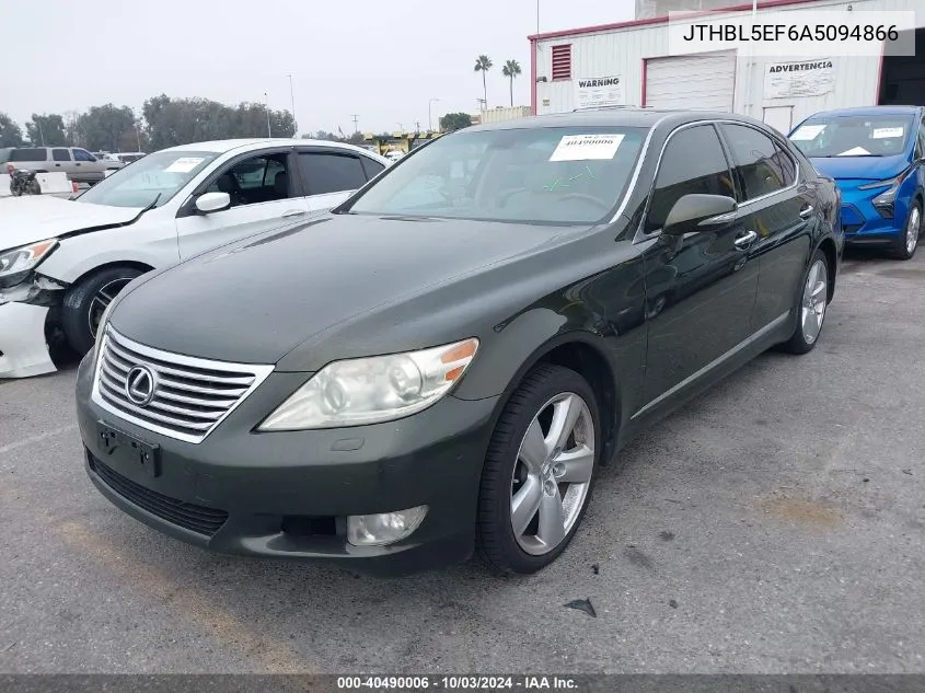 JTHBL5EF6A5094866 2010 Lexus Ls 460