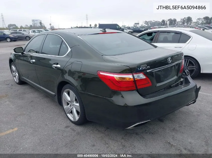 JTHBL5EF6A5094866 2010 Lexus Ls 460