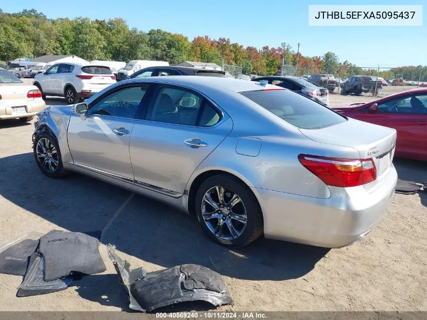 2010 Lexus Ls 460 VIN: JTHBL5EFXA5095437 Lot: 40569240