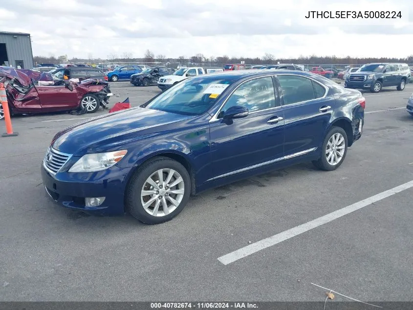 2010 Lexus Ls 460 VIN: JTHCL5EF3A5008224 Lot: 40782674