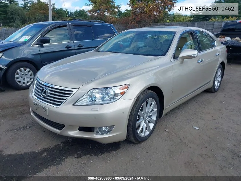 JTHCL5EF5B5010462 2011 Lexus Ls 460