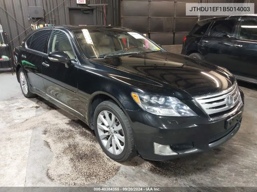 2011 Lexus Ls 600H L VIN: JTHDU1EF1B5014003 Lot: 40384355