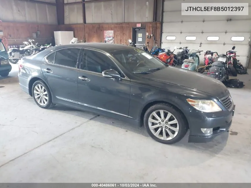 JTHCL5EF8B5012397 2011 Lexus Ls 460