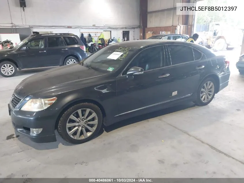 JTHCL5EF8B5012397 2011 Lexus Ls 460