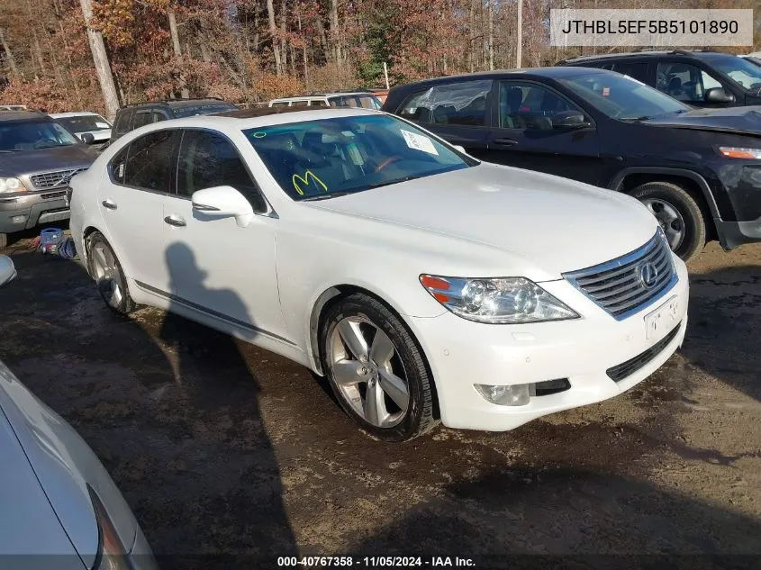 2011 Lexus Ls 460 VIN: JTHBL5EF5B5101890 Lot: 40767358