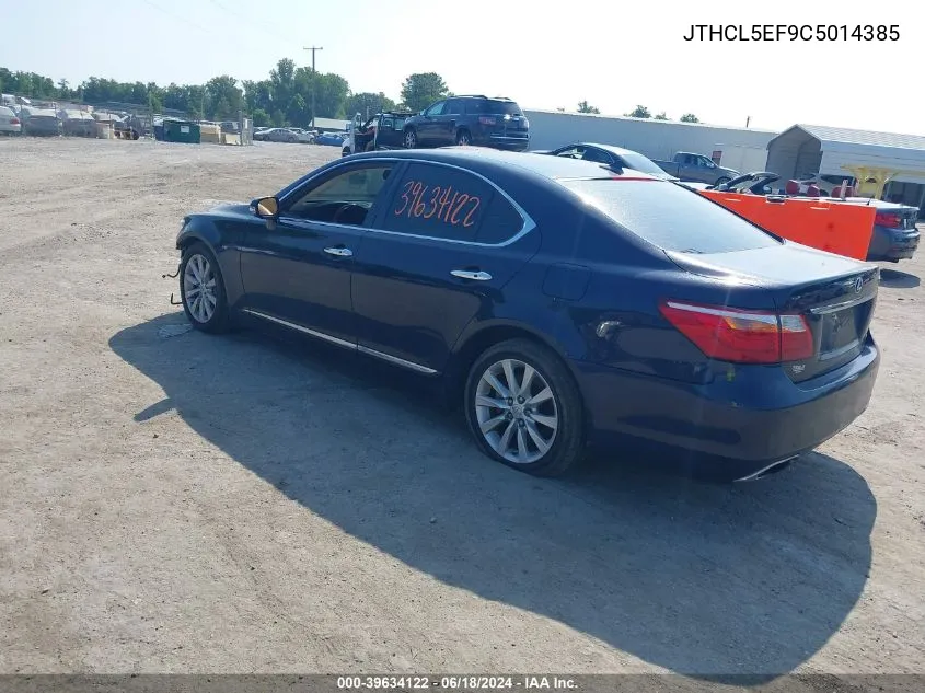 JTHCL5EF9C5014385 2012 Lexus Ls 460