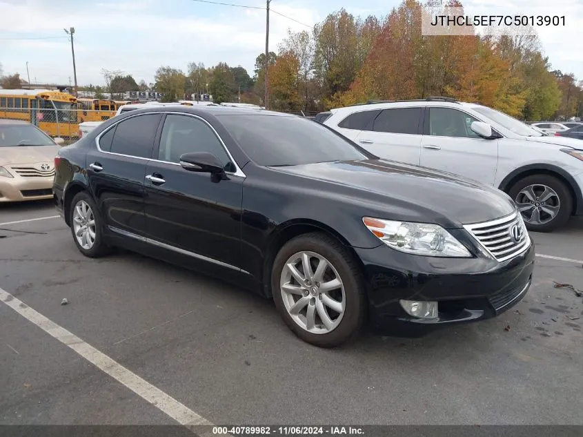 2012 Lexus Ls 460 VIN: JTHCL5EF7C5013901 Lot: 40789982