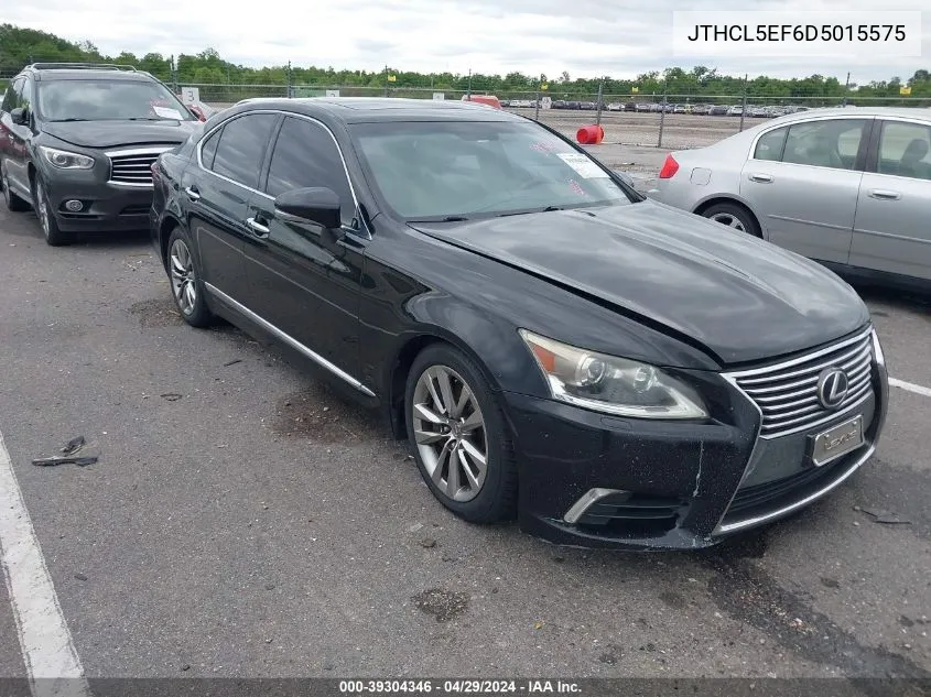 2013 Lexus Ls 460 VIN: JTHCL5EF6D5015575 Lot: 39304346