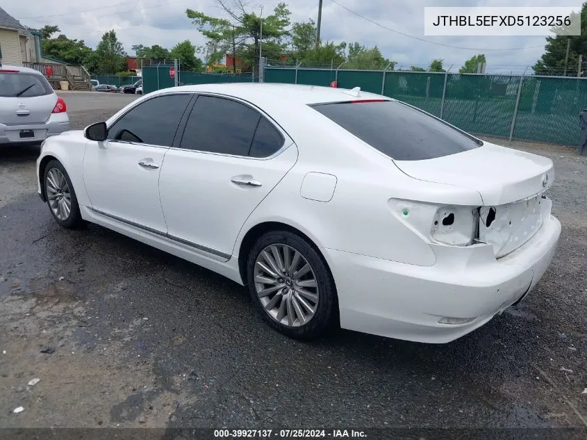 2013 Lexus Ls 460 VIN: JTHBL5EFXD5123256 Lot: 39927137