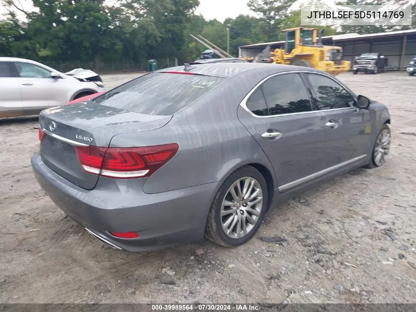 JTHBL5EF5D5114769 2013 Lexus Ls 460