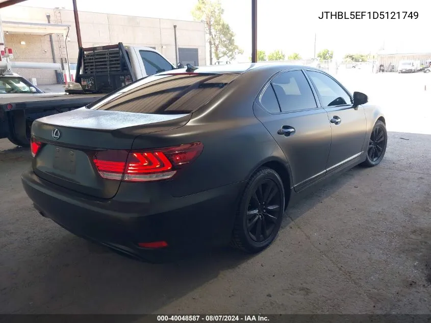 2013 Lexus Ls 460 VIN: JTHBL5EF1D5121749 Lot: 40048587