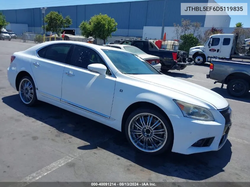 JTHBL5EF6D5119835 2013 Lexus Ls 460