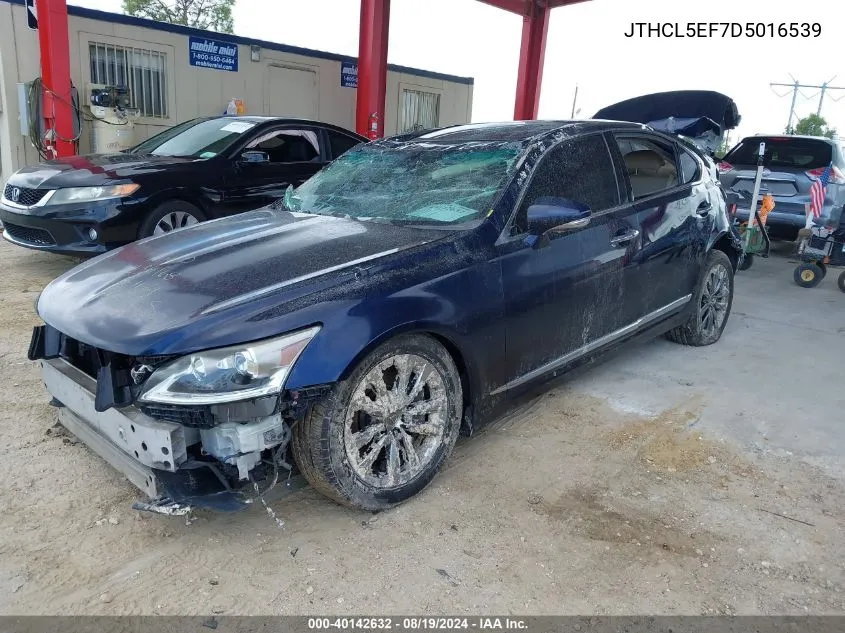 JTHCL5EF7D5016539 2013 Lexus Ls 460